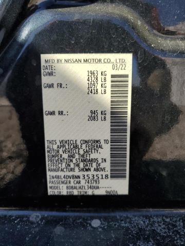 Photo 12 VIN: 1N4BL4DV8NN353518 - NISSAN ALTIMA 