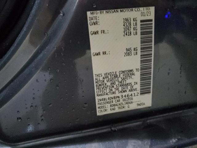 Photo 12 VIN: 1N4BL4DV8PN346412 - NISSAN ALTIMA SV 