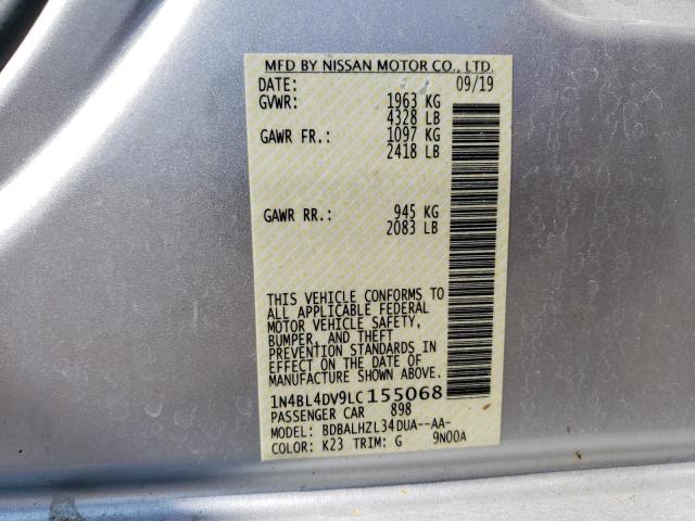 Photo 12 VIN: 1N4BL4DV9LC155068 - NISSAN ALTIMA SV 