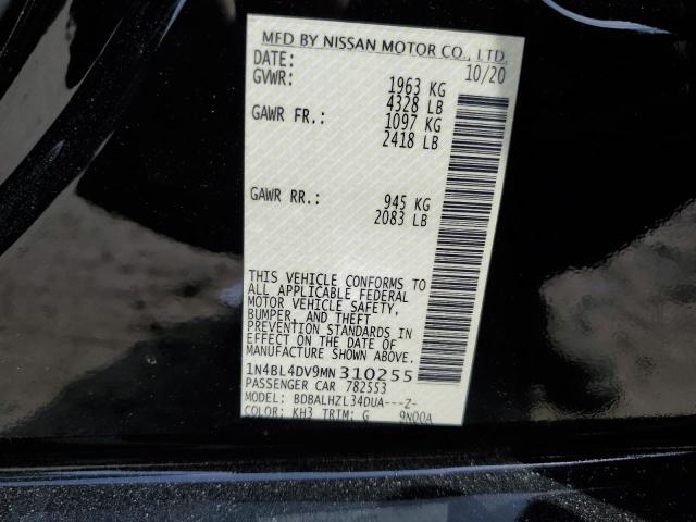 Photo 12 VIN: 1N4BL4DV9MN310255 - NISSAN ALTIMA SV 