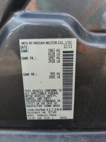 Photo 11 VIN: 1N4BL4DV9NN317384 - NISSAN ALTIMA SV 