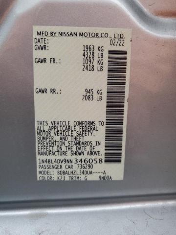 Photo 11 VIN: 1N4BL4DV9NN346058 - NISSAN ALTIMA 