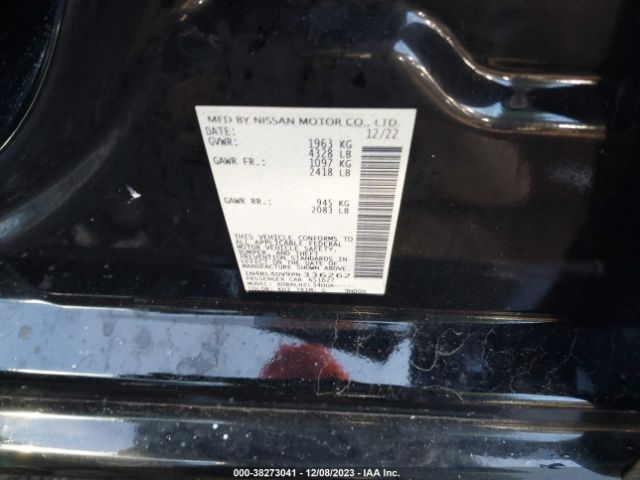 Photo 8 VIN: 1N4BL4DV9PN336262 - NISSAN ALTIMA 