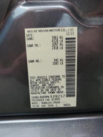 Photo 12 VIN: 1N4BL4DV9PN339257 - NISSAN ALTIMA 