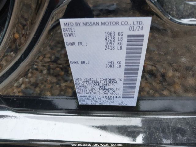 Photo 8 VIN: 1N4BL4DV9RN380944 - NISSAN ALTIMA 