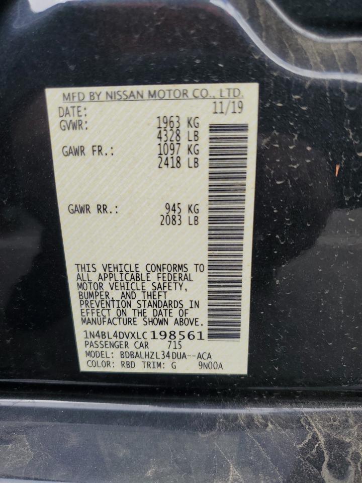 Photo 11 VIN: 1N4BL4DVXLC198561 - NISSAN ALTIMA 