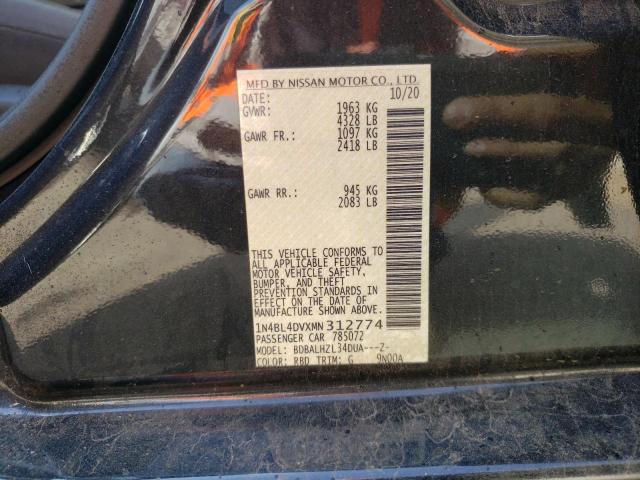 Photo 12 VIN: 1N4BL4DVXMN312774 - NISSAN ALTIMA 