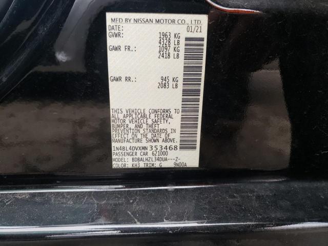 Photo 11 VIN: 1N4BL4DVXMN353468 - NISSAN ALTIMA SV 