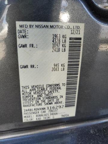 Photo 11 VIN: 1N4BL4DVXNN316292 - NISSAN ALTIMA 