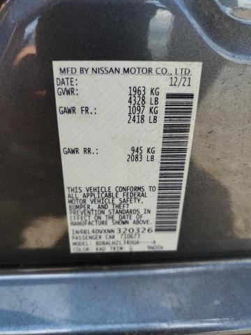 Photo 11 VIN: 1N4BL4DVXNN320326 - NISSAN ALTIMA SV 