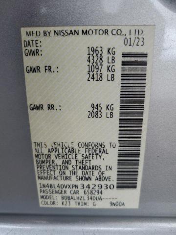 Photo 11 VIN: 1N4BL4DVXPN342930 - NISSAN ALTIMA SV 