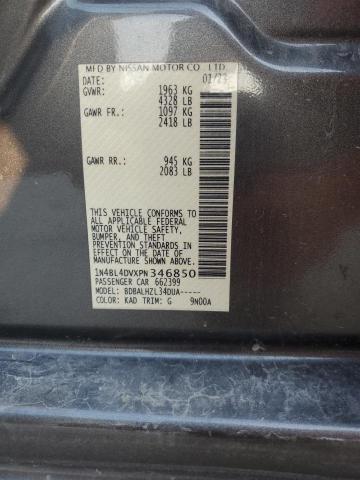 Photo 12 VIN: 1N4BL4DVXPN346850 - NISSAN ALTIMA SV 