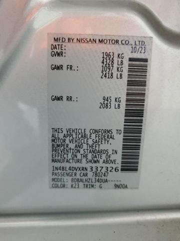 Photo 12 VIN: 1N4BL4DVXRN337326 - NISSAN ALTIMA SV 