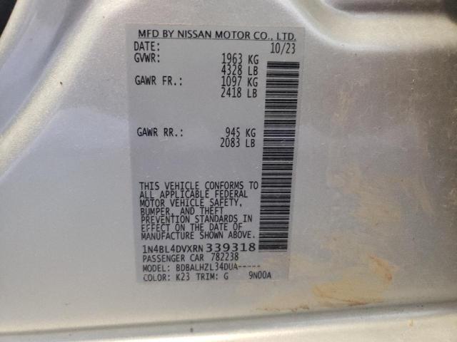 Photo 11 VIN: 1N4BL4DVXRN339318 - NISSAN ALTIMA SV 