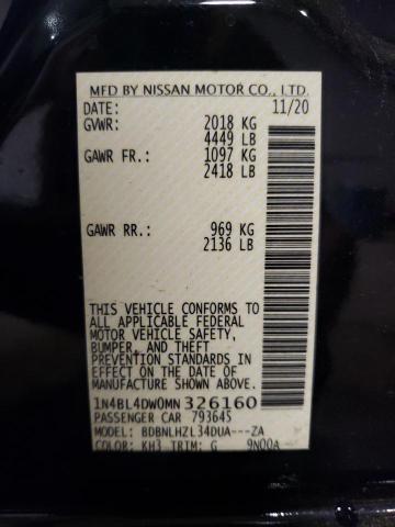 Photo 12 VIN: 1N4BL4DW0MN326160 - NISSAN ALTIMA 