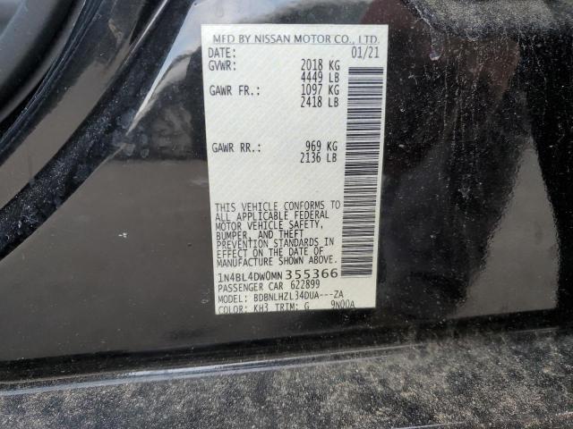 Photo 11 VIN: 1N4BL4DW0MN355366 - NISSAN ALTIMA 