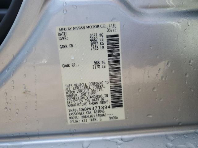 Photo 11 VIN: 1N4BL4DW0PN371894 - NISSAN ALTIMA SV 