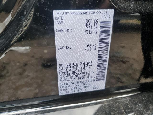 Photo 12 VIN: 1N4BL4DW1PN421136 - NISSAN ALTIMA 