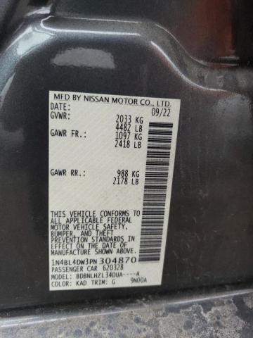 Photo 12 VIN: 1N4BL4DW3PN304870 - NISSAN ALTIMA SV 