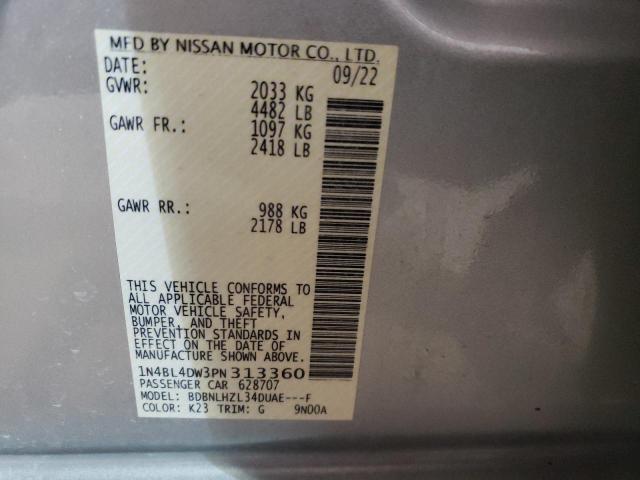 Photo 11 VIN: 1N4BL4DW3PN313360 - NISSAN ALTIMA SV 