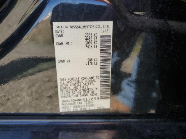 Photo 11 VIN: 1N4BL4DW4NN312859 - NISSAN ALTIMA SV 