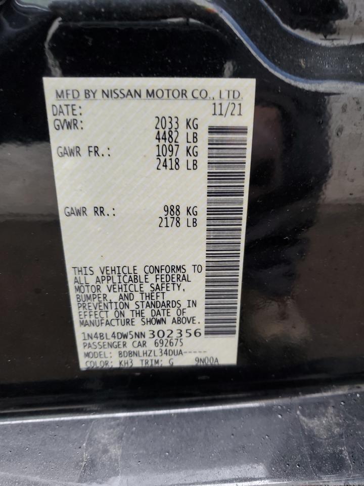 Photo 11 VIN: 1N4BL4DW5NN302356 - NISSAN ALTIMA 