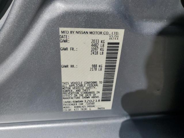 Photo 11 VIN: 1N4BL4DW6NN320218 - NISSAN ALTIMA SV 