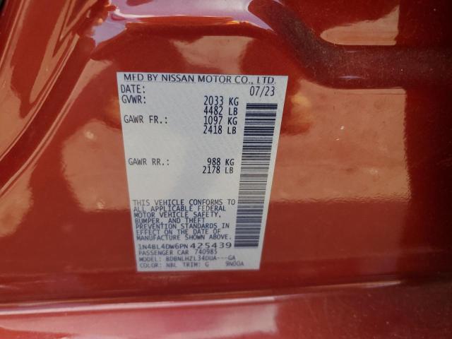 Photo 11 VIN: 1N4BL4DW6PN425439 - NISSAN ALTIMA SV 