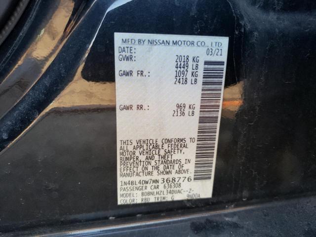 Photo 11 VIN: 1N4BL4DW7MN368776 - NISSAN ALTIMA 