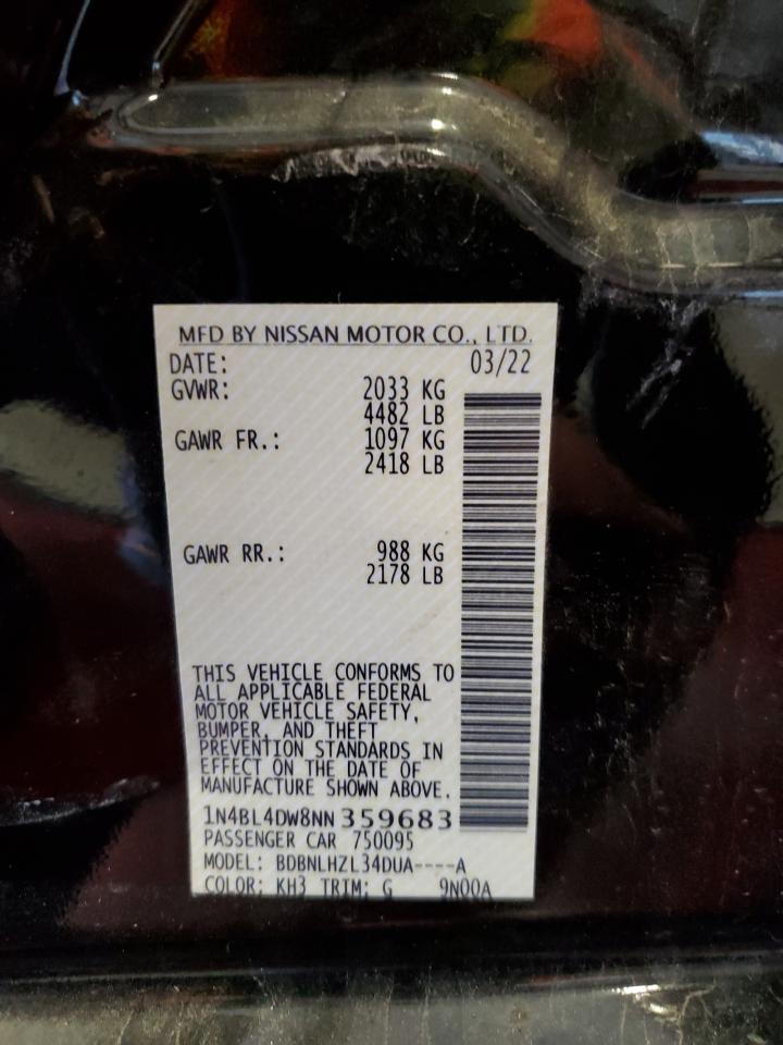 Photo 11 VIN: 1N4BL4DW8NN359683 - NISSAN ALTIMA 