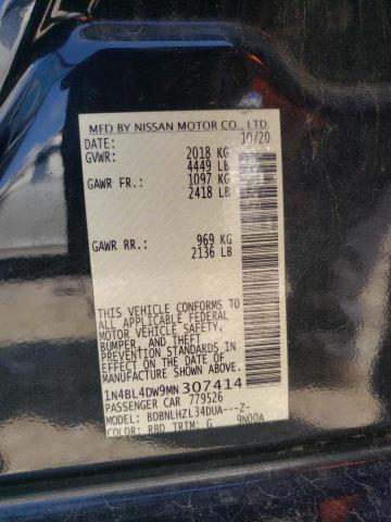 Photo 11 VIN: 1N4BL4DW9MN307414 - NISSAN ALTIMA 