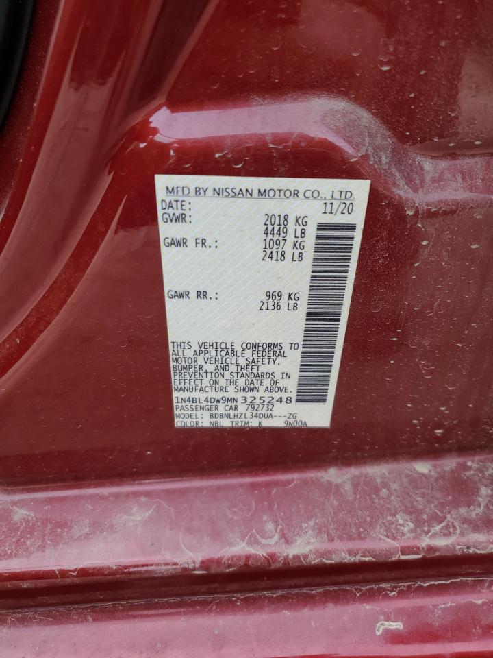 Photo 12 VIN: 1N4BL4DW9MN325248 - NISSAN ALTIMA 