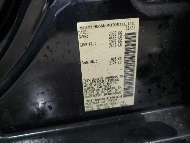 Photo 11 VIN: 1N4BL4DW9NN309004 - NISSAN ALTIMA SV 