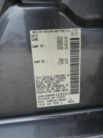 Photo 11 VIN: 1N4BL4DW9PN319163 - NISSAN ALTIMA SV 