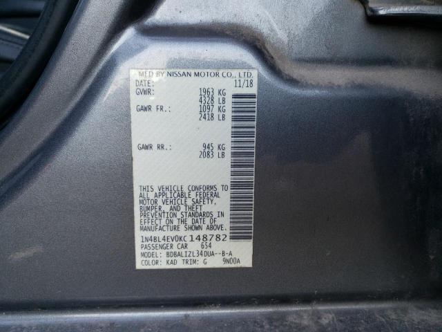 Photo 12 VIN: 1N4BL4EV0KC148782 - NISSAN ALTIMA SL 