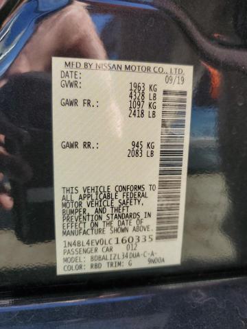 Photo 11 VIN: 1N4BL4EV0LC160335 - NISSAN ALTIMA 