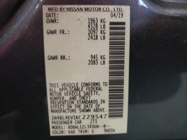 Photo 11 VIN: 1N4BL4EV1KC229547 - NISSAN ALTIMA SL 