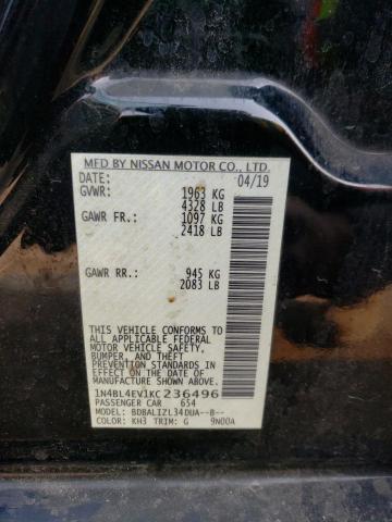 Photo 11 VIN: 1N4BL4EV1KC236496 - NISSAN ALTIMA SL 