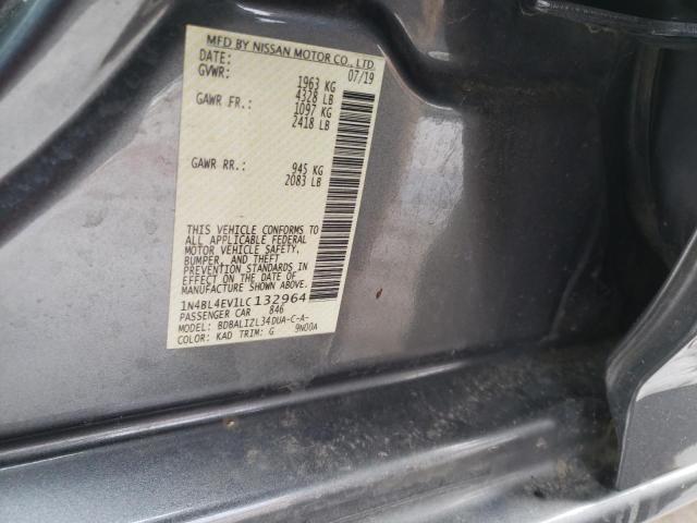 Photo 9 VIN: 1N4BL4EV1LC132964 - NISSAN ALTIMA SL 