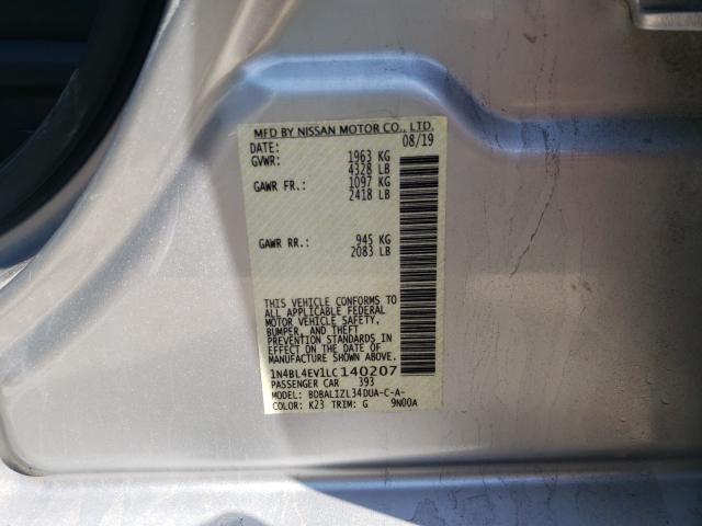 Photo 9 VIN: 1N4BL4EV1LC140207 - NISSAN ALTIMA SL 