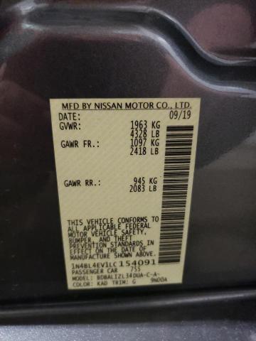 Photo 11 VIN: 1N4BL4EV1LC154091 - NISSAN ALTIMA 