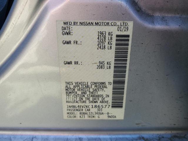 Photo 11 VIN: 1N4BL4EV2KC186577 - NISSAN ALTIMA SL 