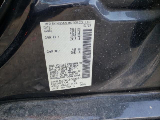 Photo 9 VIN: 1N4BL4EV2KC204088 - NISSAN ALTIMA SL 