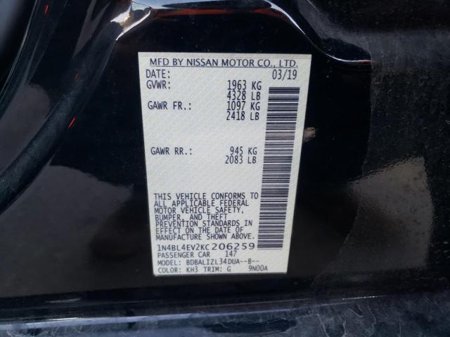 Photo 11 VIN: 1N4BL4EV2KC206259 - NISSAN ALTIMA 