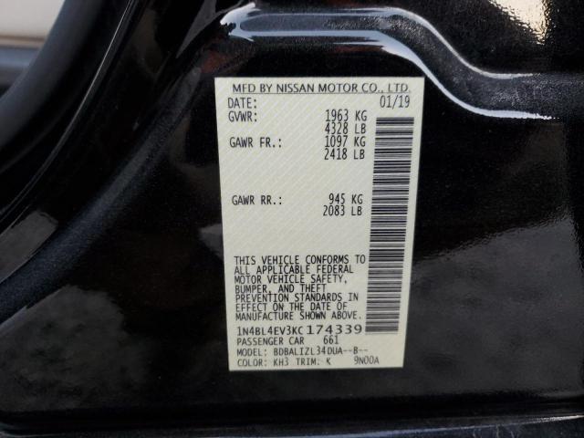 Photo 11 VIN: 1N4BL4EV3KC174339 - NISSAN ALTIMA SL 