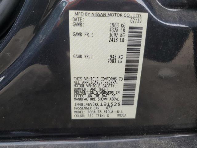 Photo 11 VIN: 1N4BL4EV3KC191528 - NISSAN ALTIMA SL 