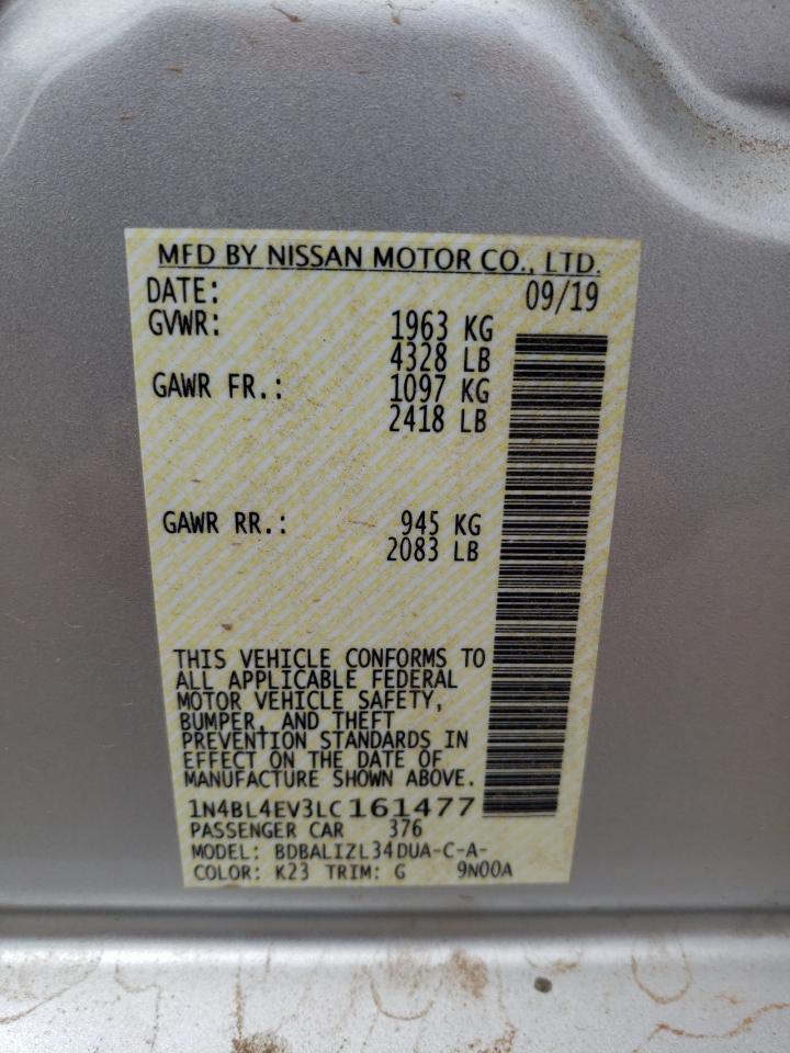 Photo 11 VIN: 1N4BL4EV3LC161477 - NISSAN ALTIMA 