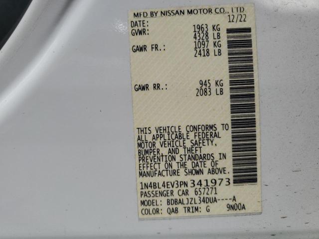 Photo 11 VIN: 1N4BL4EV3PN341973 - NISSAN ALTIMA SL 