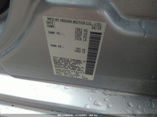 Photo 8 VIN: 1N4BL4EV4KC235553 - NISSAN ALTIMA 