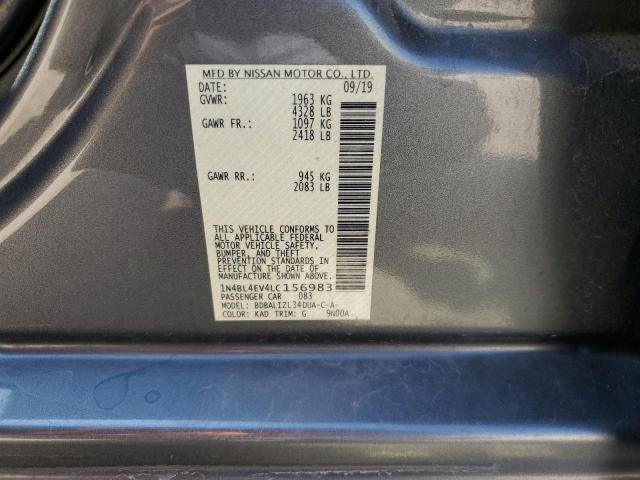 Photo 11 VIN: 1N4BL4EV4LC156983 - NISSAN ALTIMA SL 